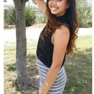 Striped Pencil Skirt